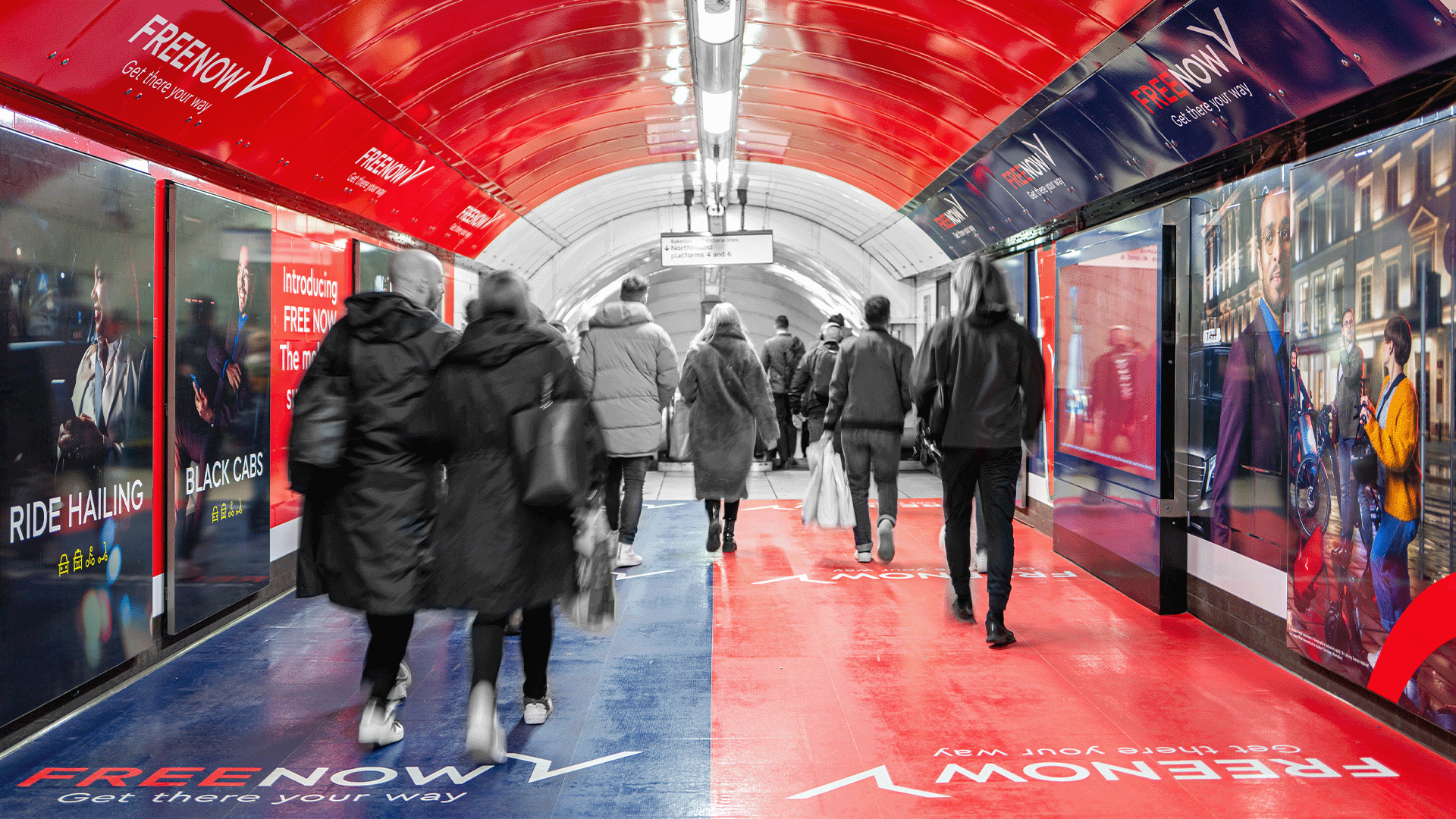 Free Now Oxford Circus Corridor Wrap