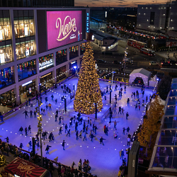 Wonka and The Ice Rink at Westfield London