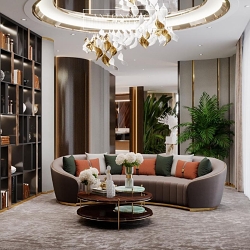 Elevating Productivity: Luxury Home Office Design by Antonovich Group