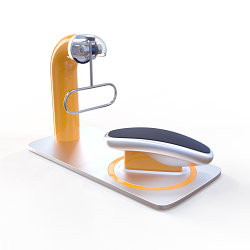 Joystick for a hang glider simulator