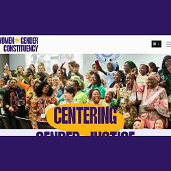 New Website + Brand Refresh for Women and Gender Constituency