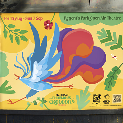 Secret Plans & Clever Tricks: The Enormous Crocodile Musical Summer 2025 - OOH & Merchandise
