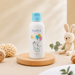 Bydrá Baby Care Brand Identity | Kids Cosmetics Packaging Design