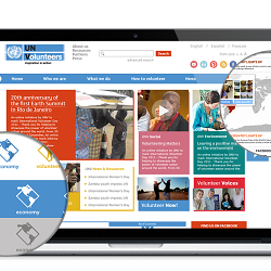 United Nations Volunteers Website - Re-design