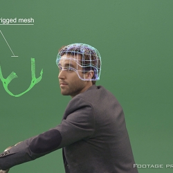 VFX Breakdown – adding a digital helmet.