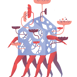 Promenade Risograph Print