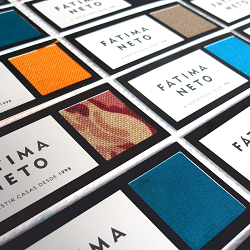 Business cards with real tissue