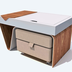 Wave Table and Ottoman set