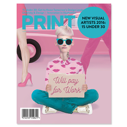 Cover for Print Magazine´s summer issue